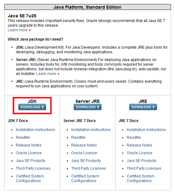 Java 7 Update 75 Free Download 32 Bit